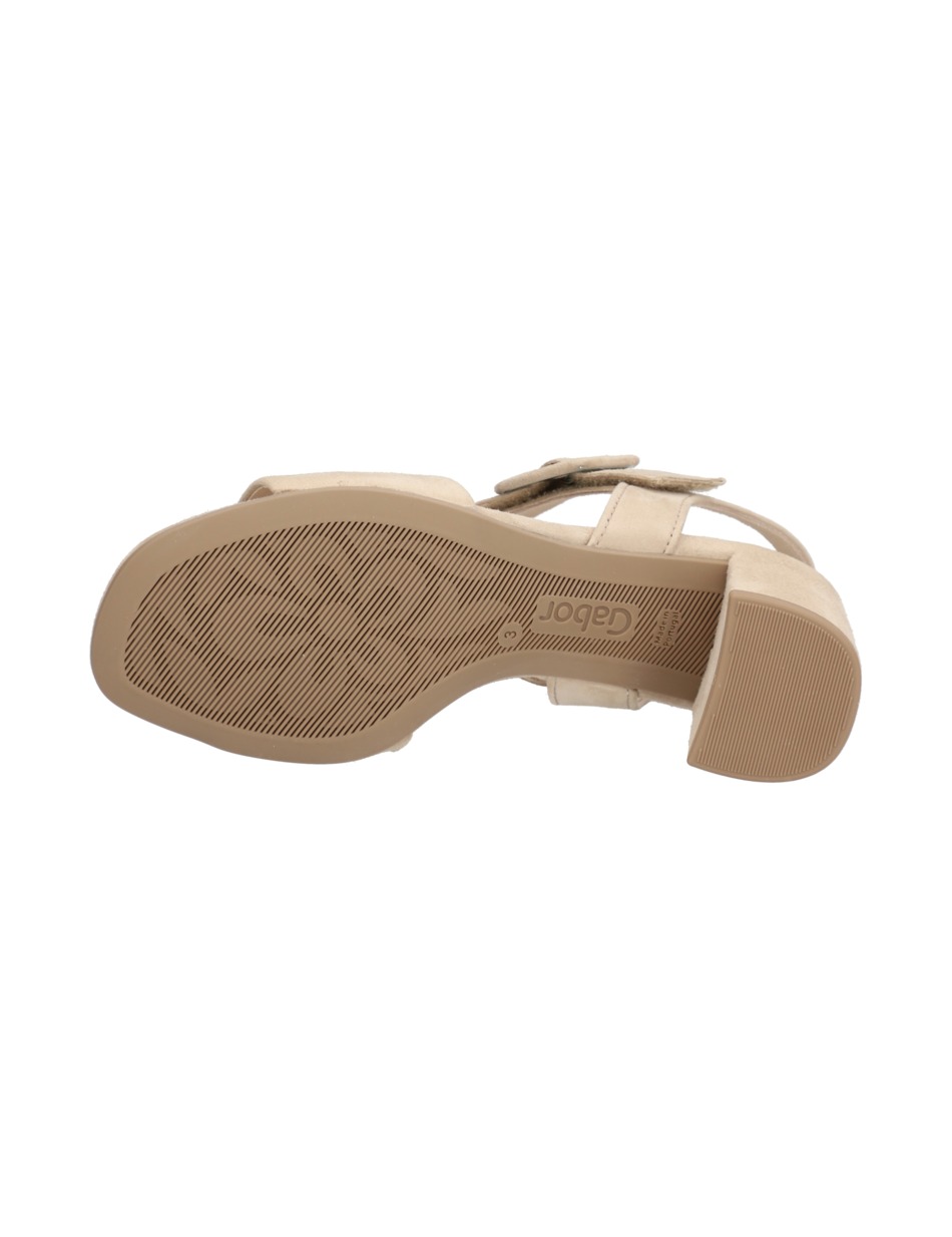 Veloursleder Sandale