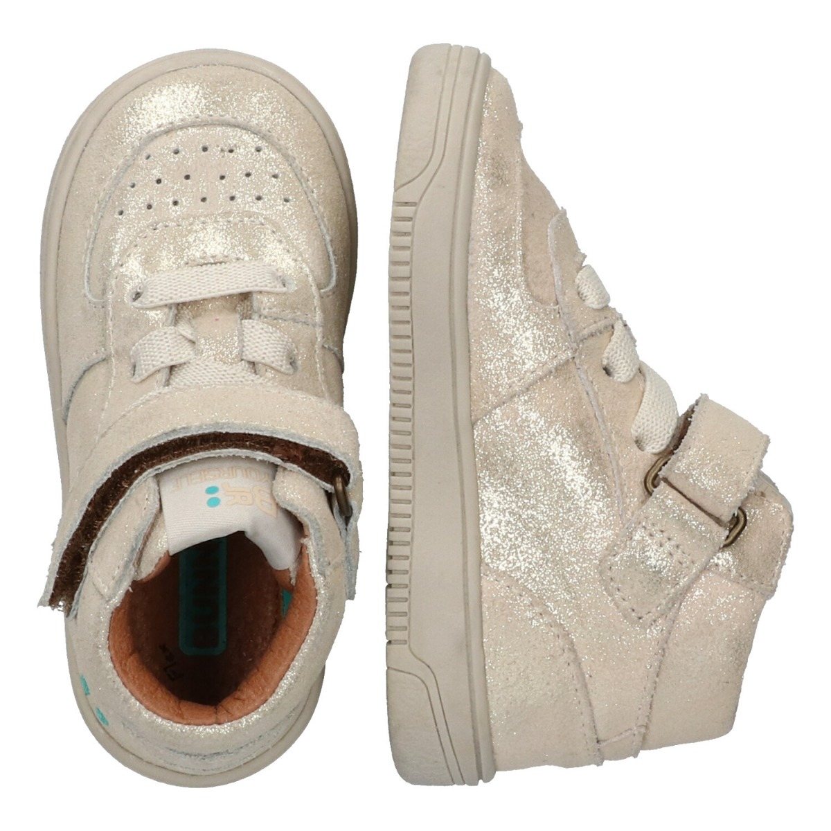 Mave Mallow - Hoge Sneakers Bunnies Goud