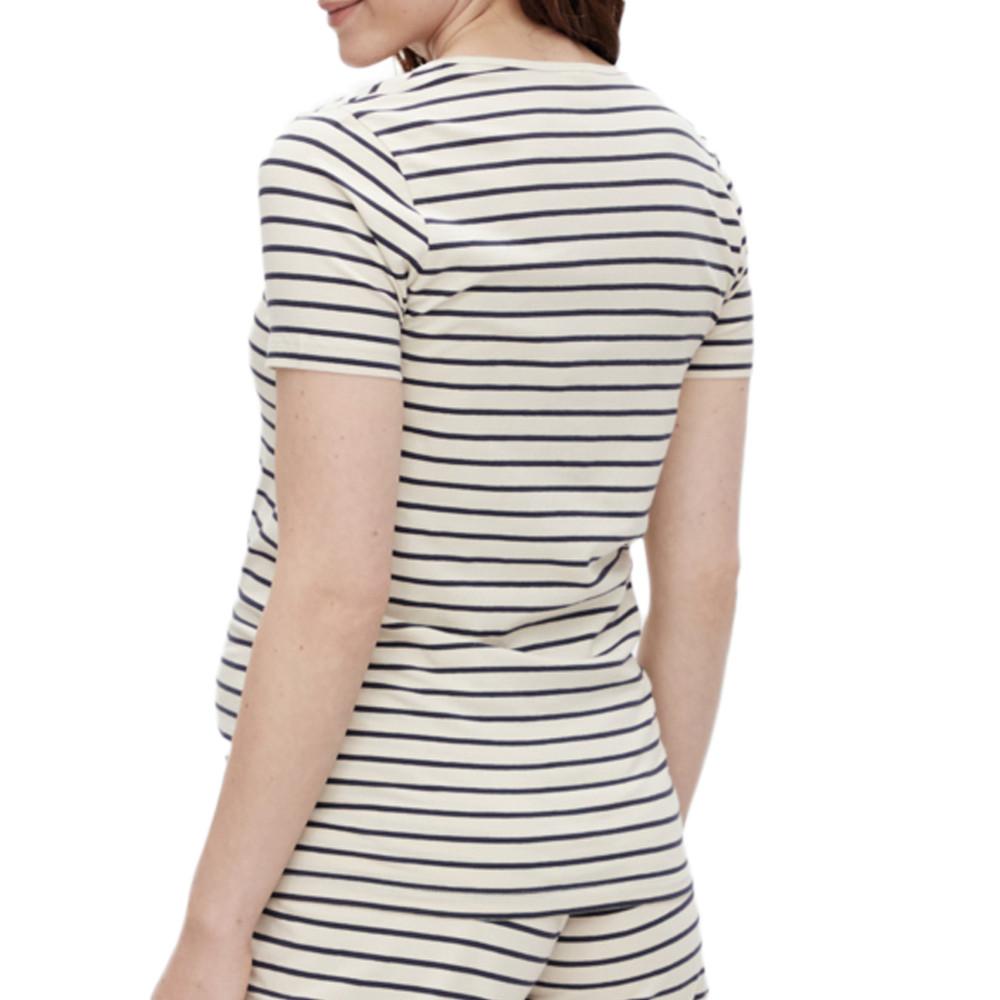 Mamalicious T-shirt de Grossesse Beige/Noir Femme Mamalicious Nadine
