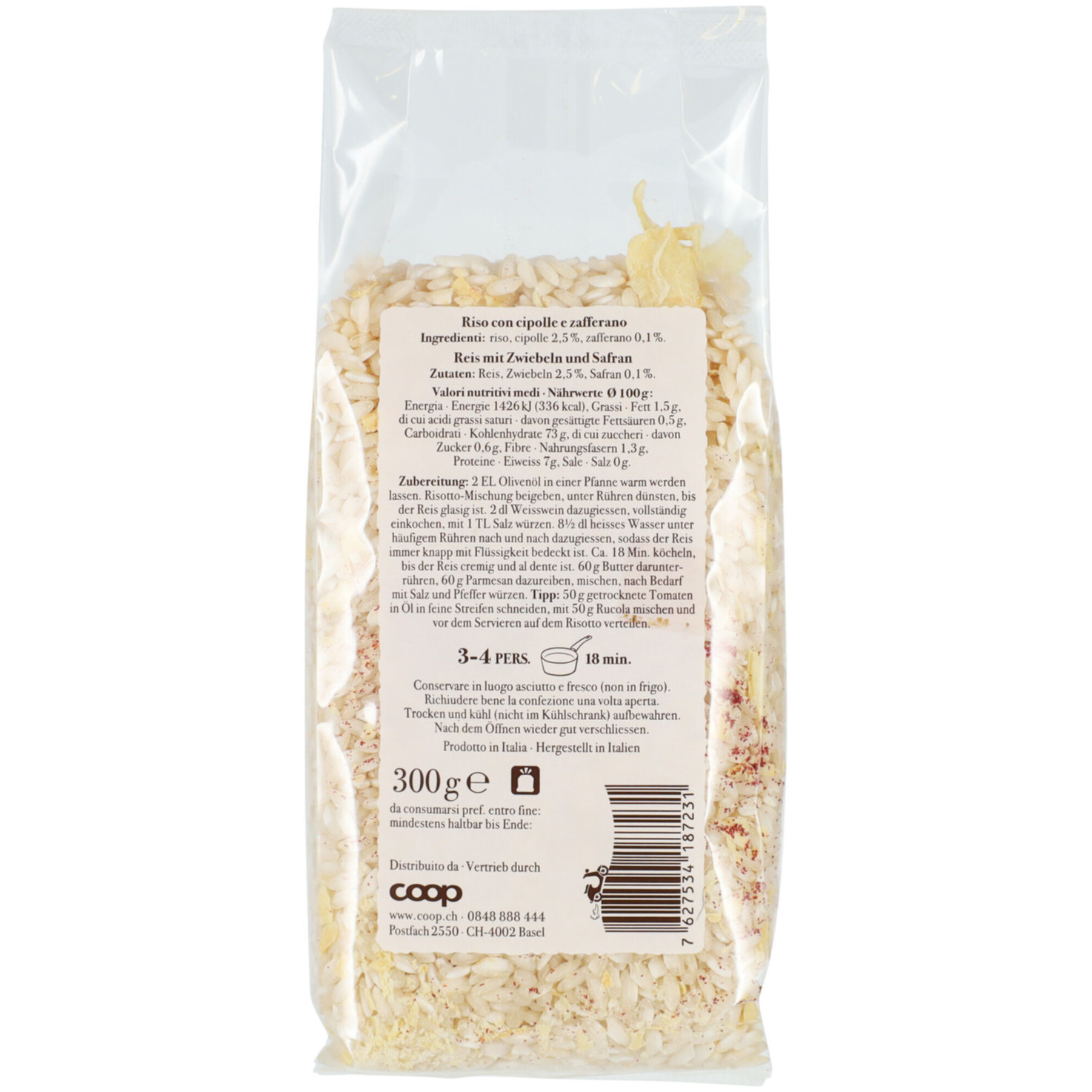Sapori d'Italia Risotto zafferano