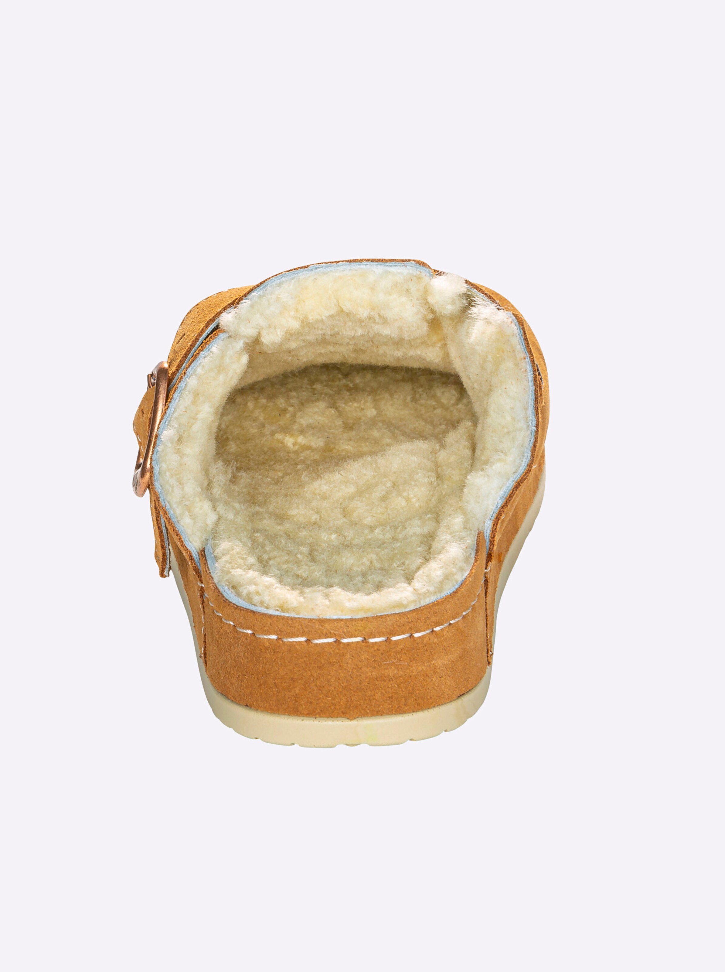 Mubb Pantolette in cognac