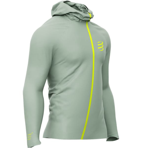Veste running COMPRESSPORT HURRICANE WATERPROOF 10/10 JACKET ICE FLOW