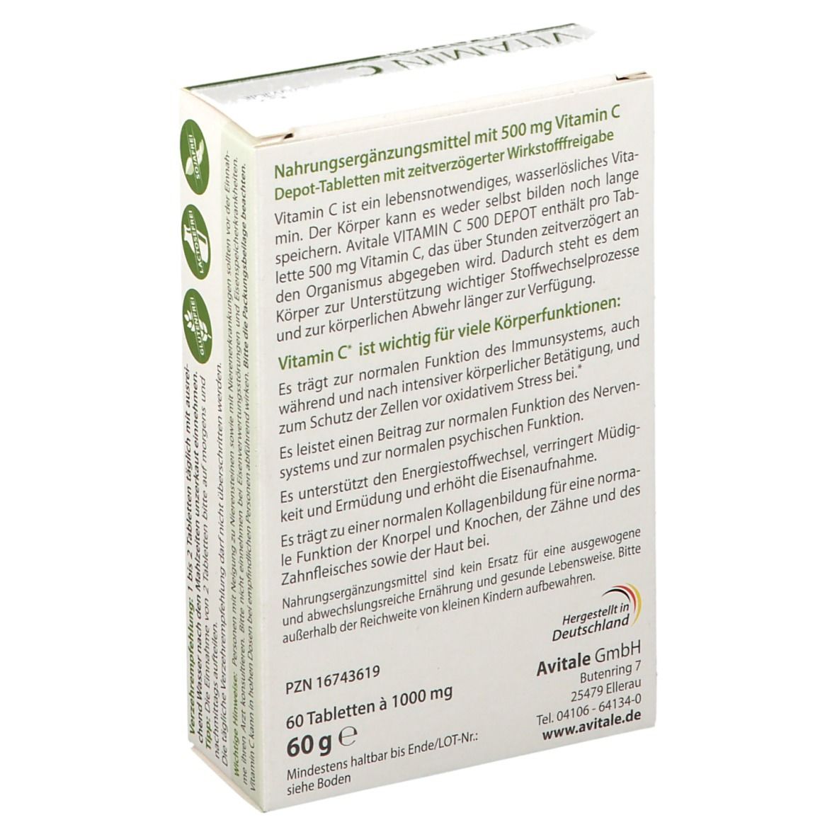 Avitale VITAMINC 500 Depot