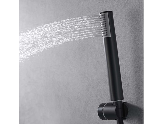 IMEX - Mitigeur de baignoire Ensemble bain douche noir mat - suecia