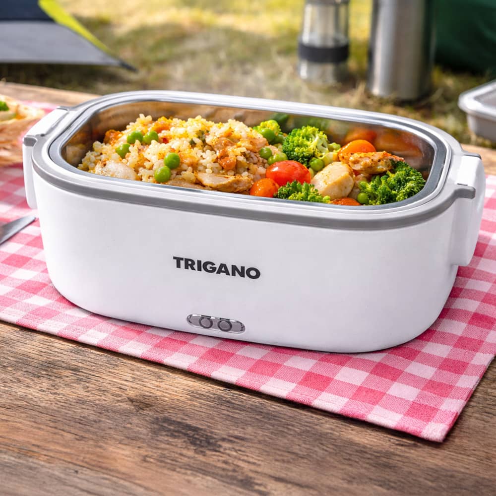 Boîte à repas chauffante 1,8L 12-24/220V TRIGANO