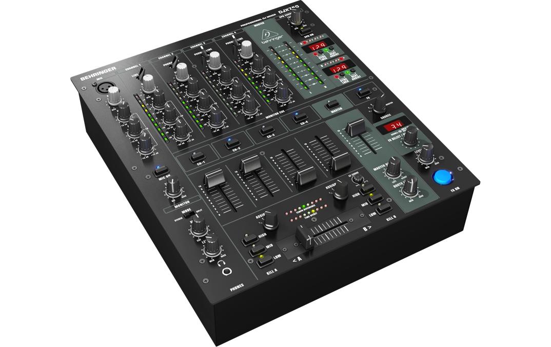 DJ-Mixer DJX750<br>5-Kanal-DJ-Mixer mit Effekten