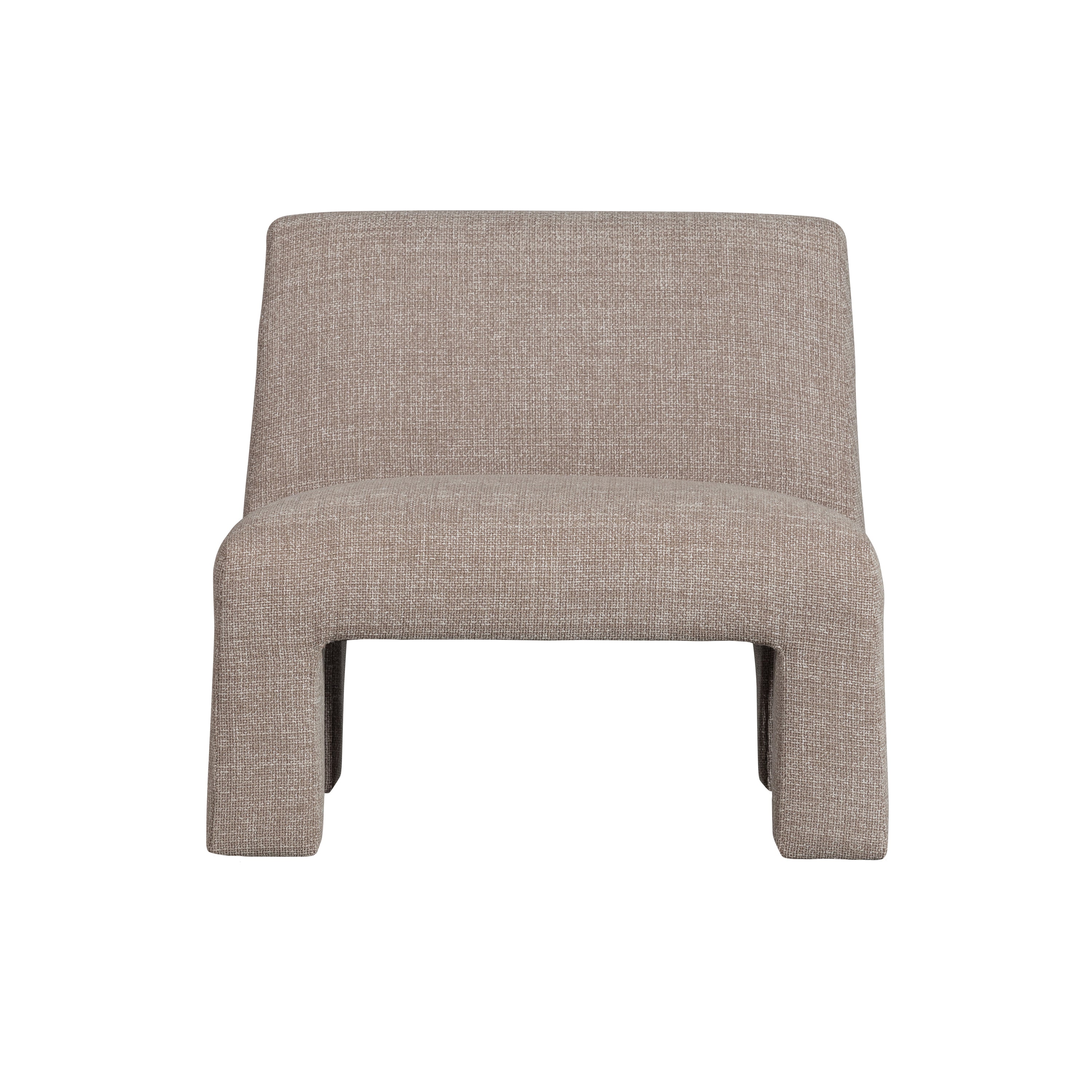 WOOOD Lavid Fauteuil - Polyester - Naturel - 73x74x84