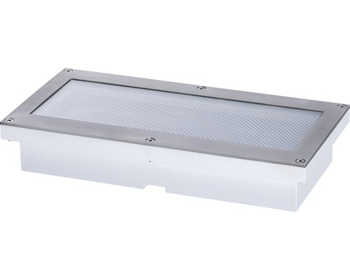LED Sensor Solar Inbouw Grondspot IP67 1.5W 40 lm 3000K Warm Wit Aron Wit HxBxD 36.5x200x100 mm