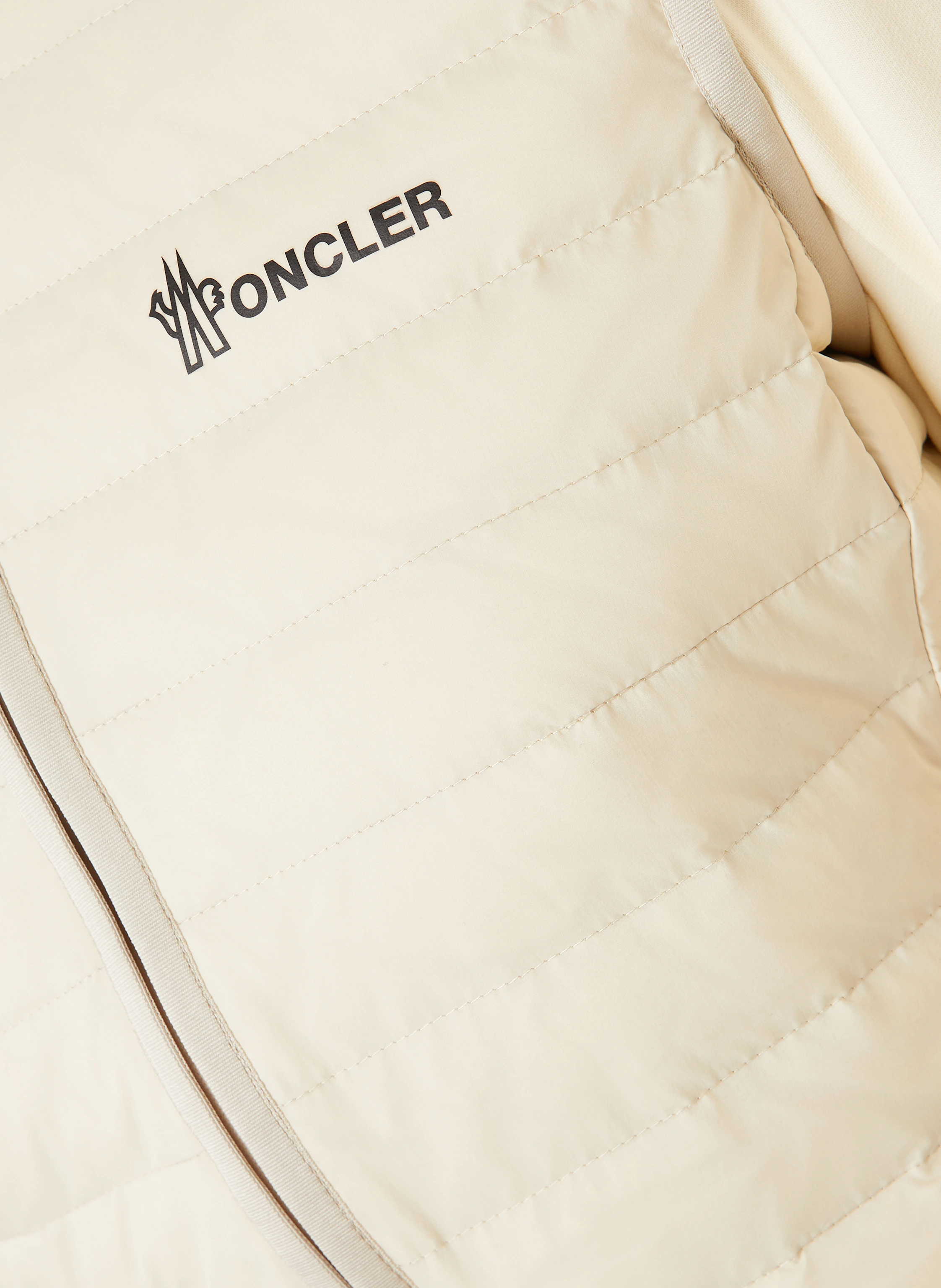 MONCLER GRENOBLE Lightweight-Daunenjacke im Materialmix