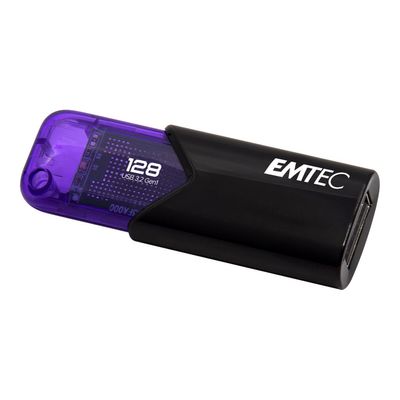 Emtec B110 Click Easy 3.2 - clé USB 3.2 - 128 Go - violet
