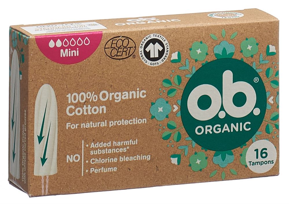 OB Organic<br>16 Stück, Box, Mini