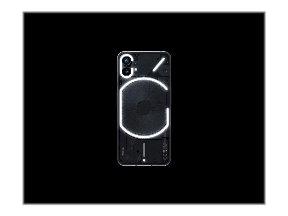 [OUTLET] - Nothing Phone (1) - 5G smartphone - dual-SIM - RAM 8 GB / Intern hukommelse 256 GB - OLED-skærm - 6.55