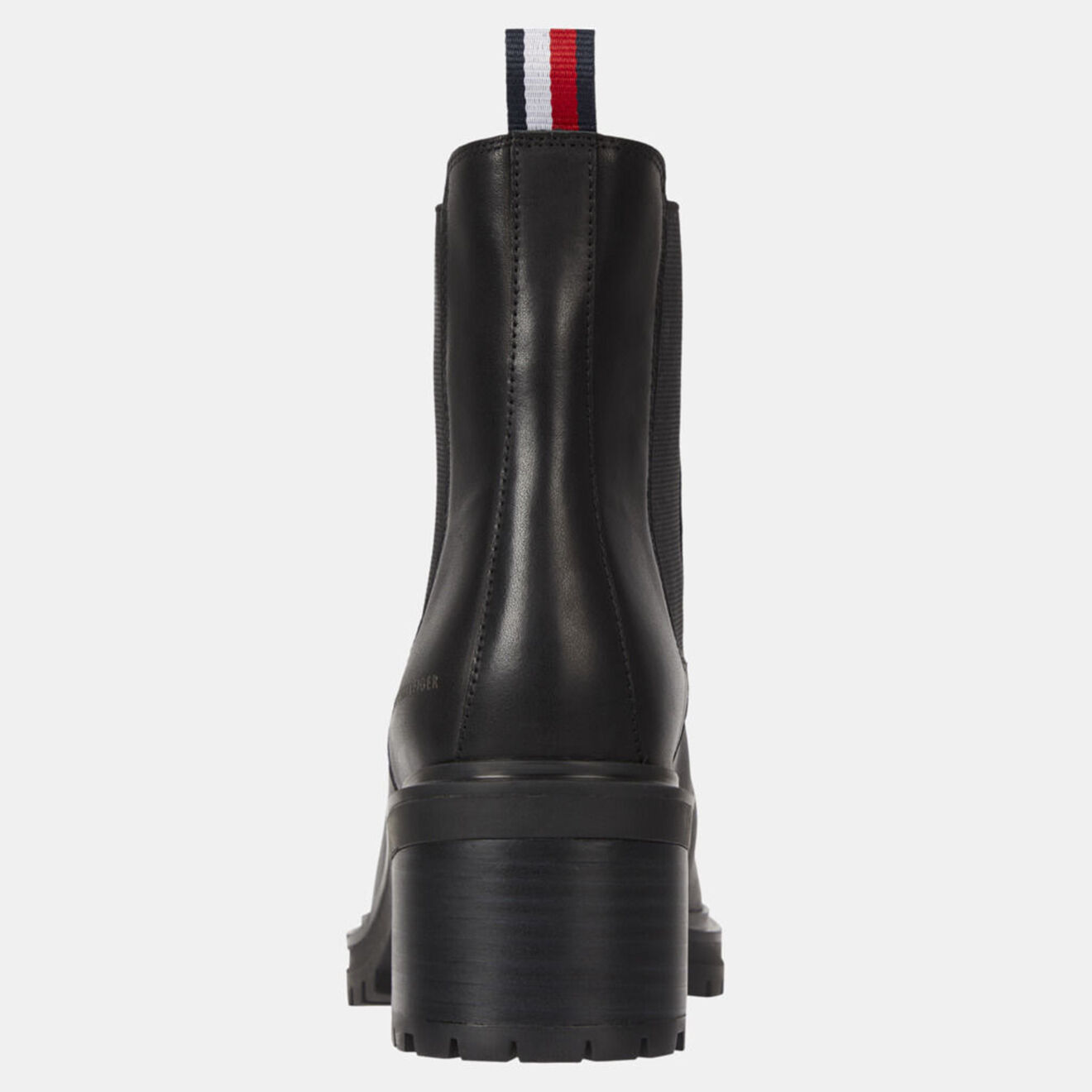 Tommy Hilfiger Chelsea boots en Cuir noires - Talon 5 cm