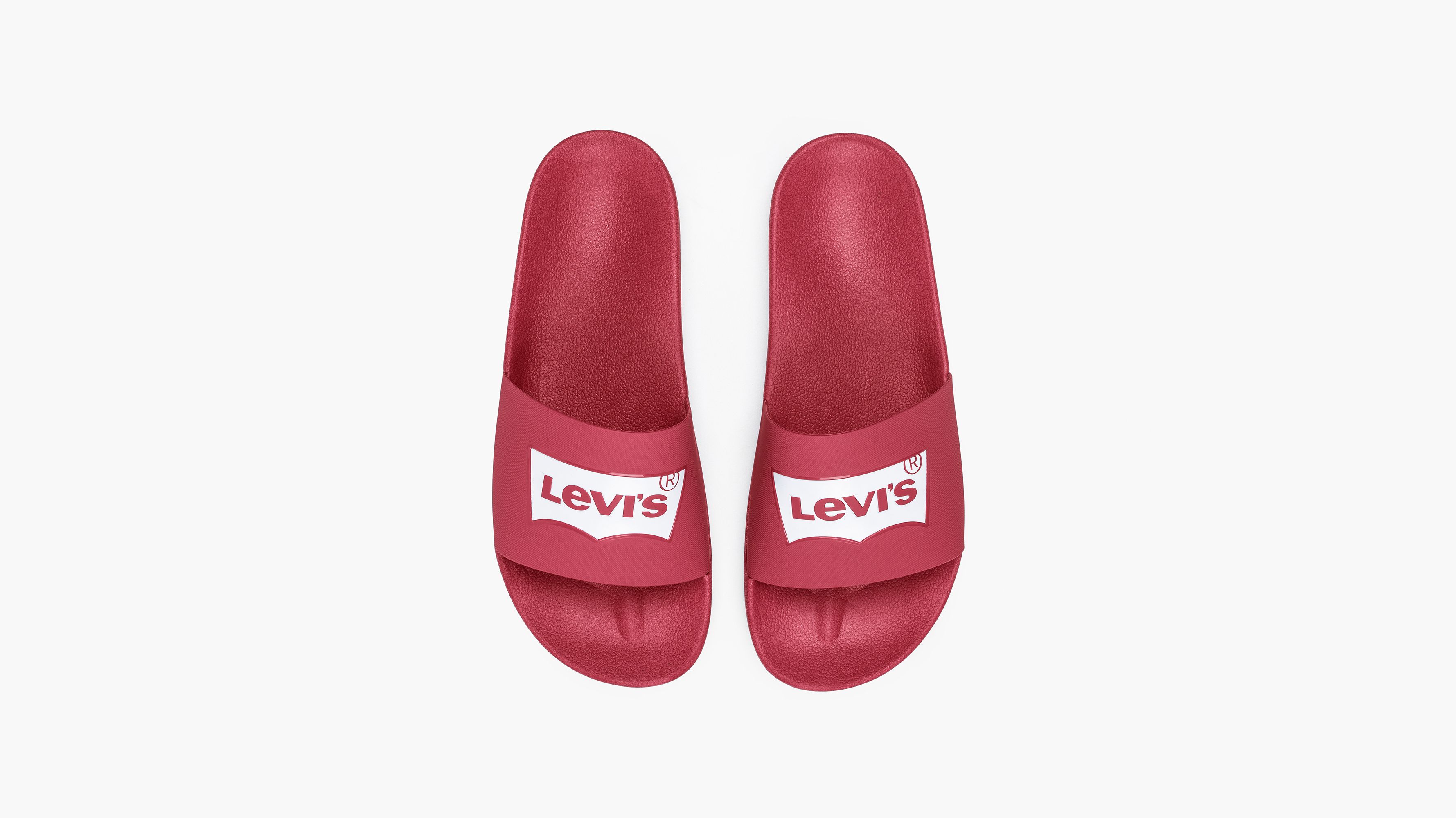Claquettes June Batwing Homme Levi's® - Regular Red - Rouge