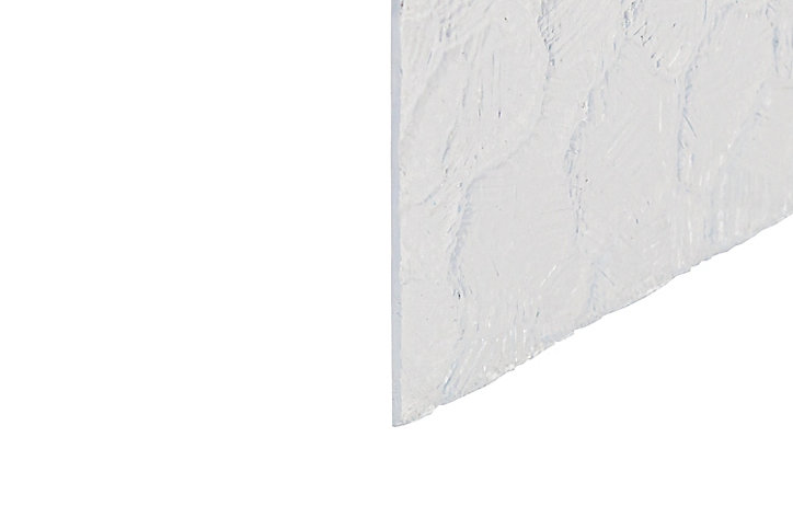 Verre pommelé cristal 100 x 100cm ép.2,5mm