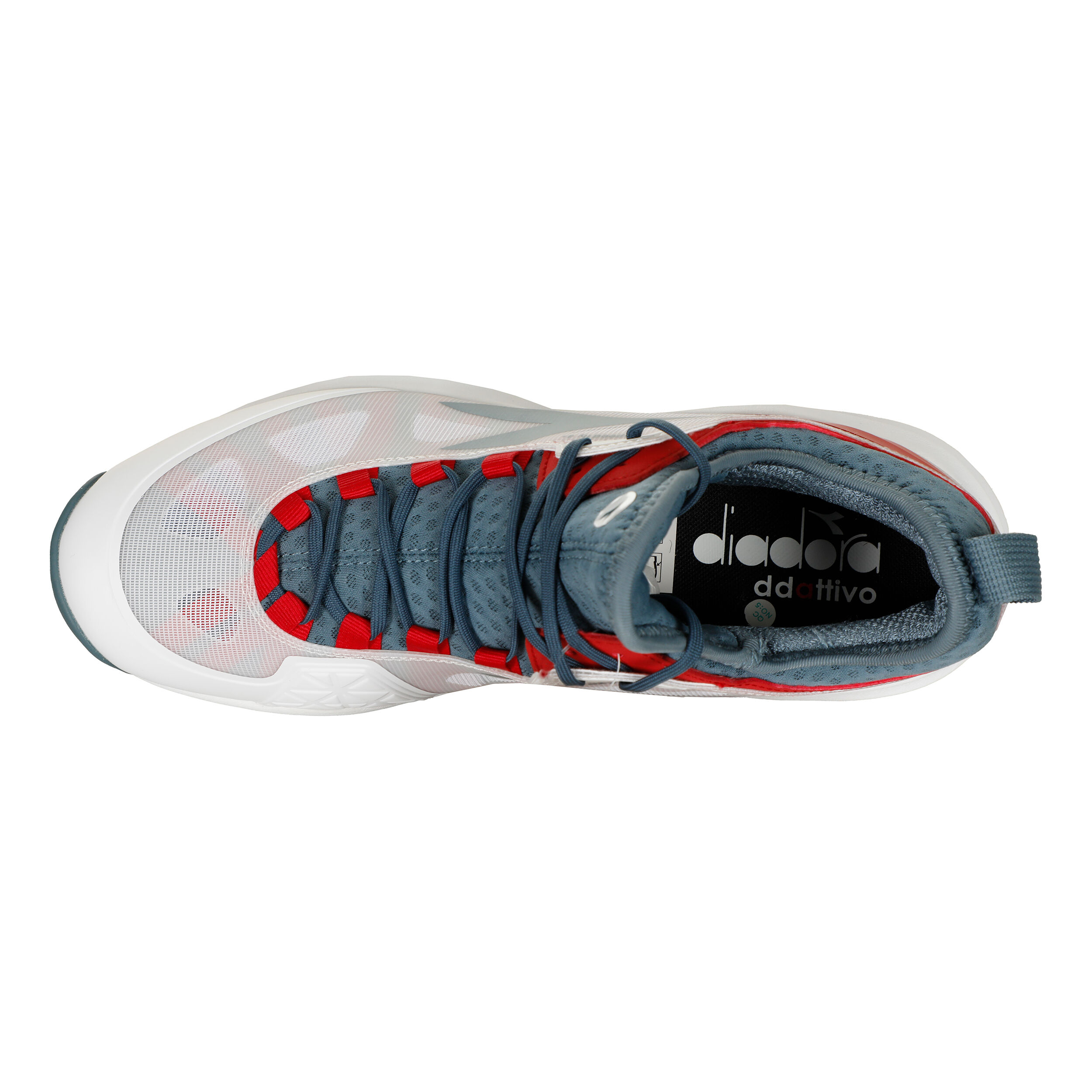 Diadora Speed Blushield Fly 4 + Chaussures Toutes Surfaces Hommes - Blanc , Bleu Petrol