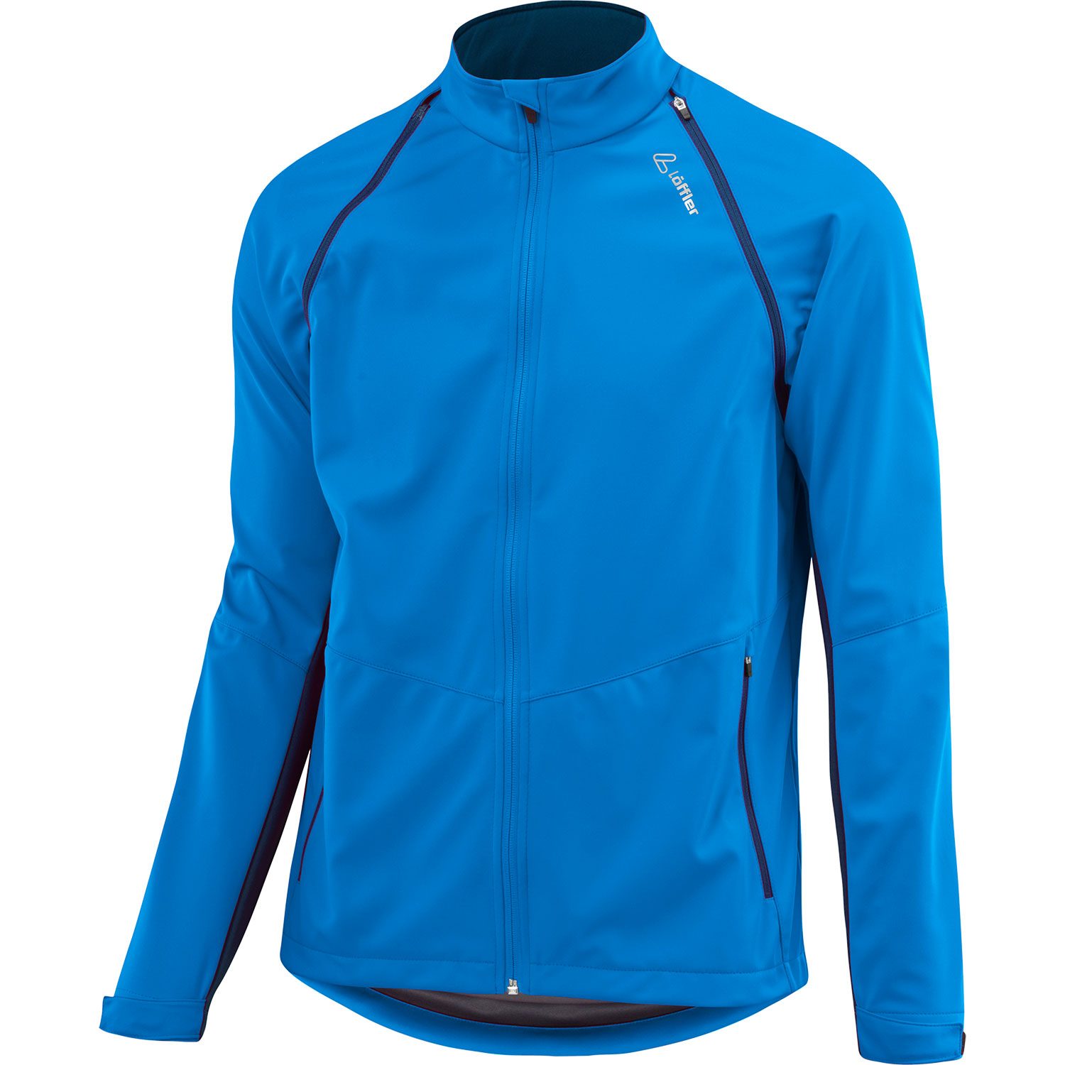 Löffler GORE-TEX INFINIUM™ Windstopper® Light Zip-Off Langlaufjacke Herren indigo