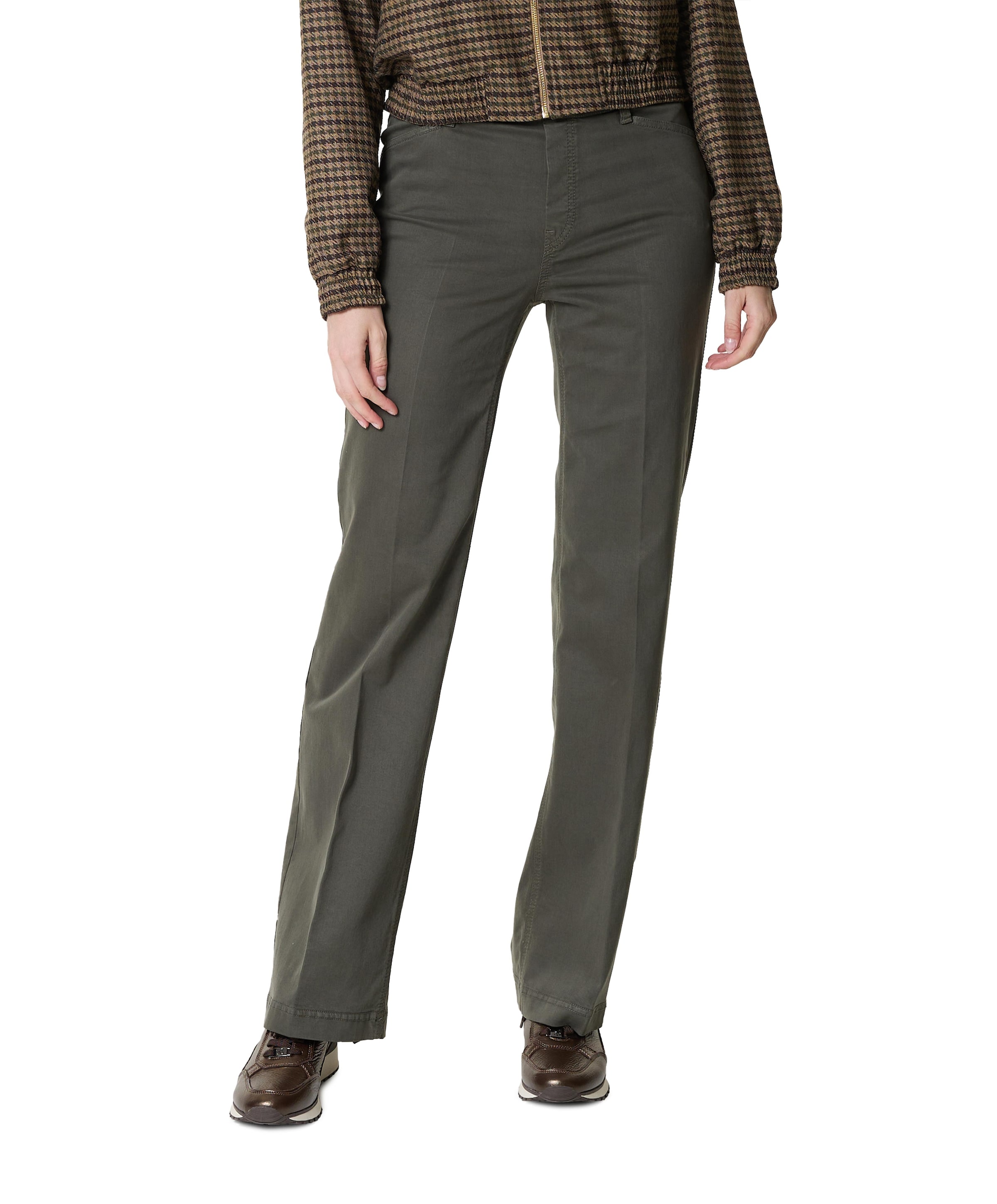 Gardeur Pull On Slim dames broek groen