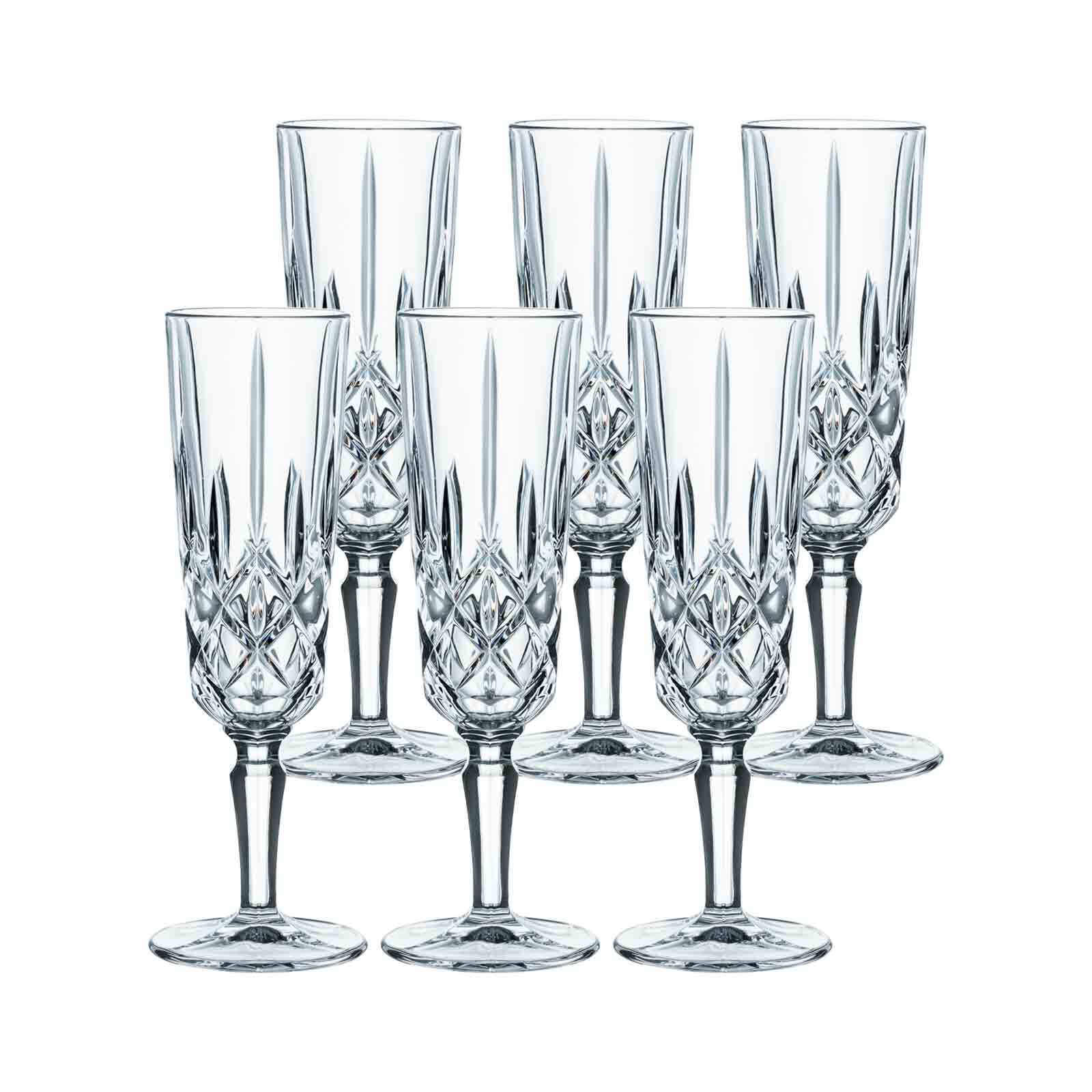 Nachtmann Champagnergläser Noblesse 155 ml 6er Set