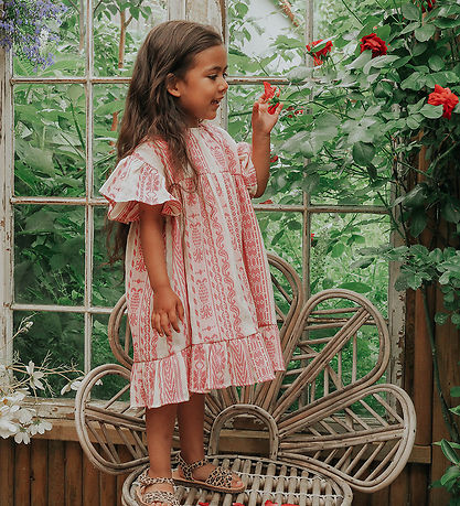 Fliink Kleid - Addie - Cloud Tänzerin Pink Stripe