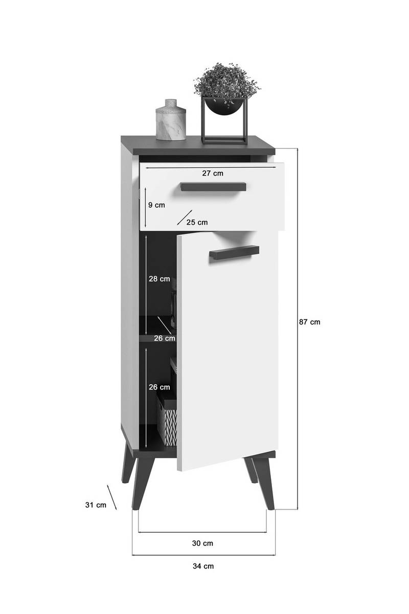 MID.YOU Standschrank ROCKET