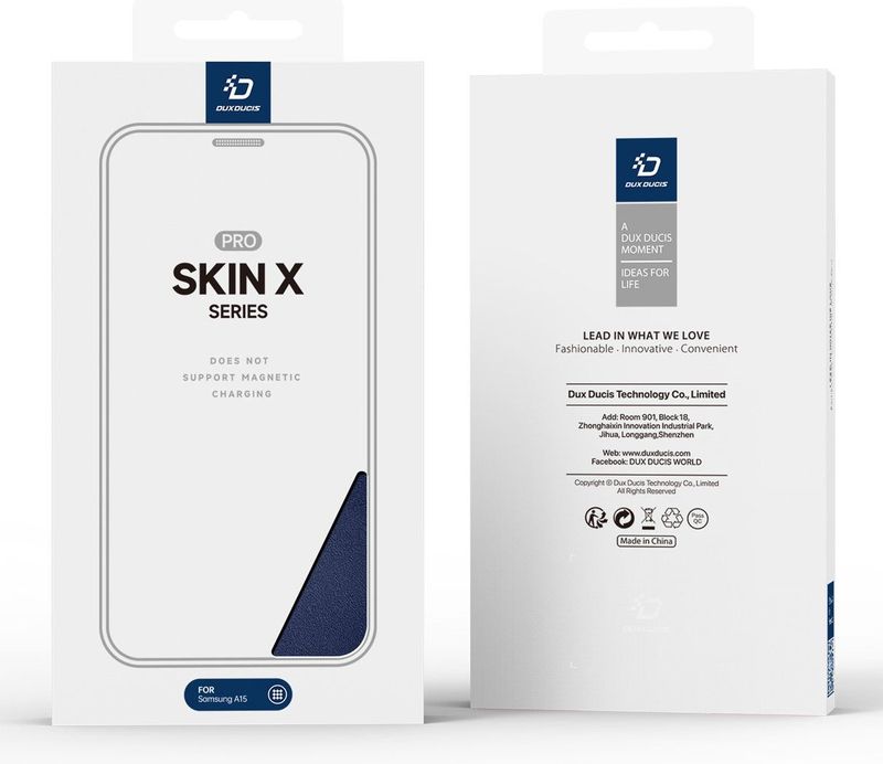 Dux Ducis - Skin X Series - Hoesje - Blauw - Kunstleer