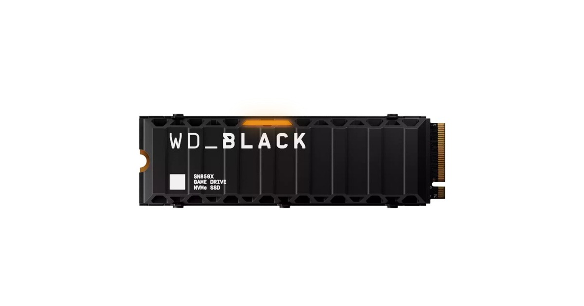 WDBlack SN850X NVMe 4 TB SSD  (Zwart, PCIe 4.0 x4, NVMe, M.2 2280, Heatsink)