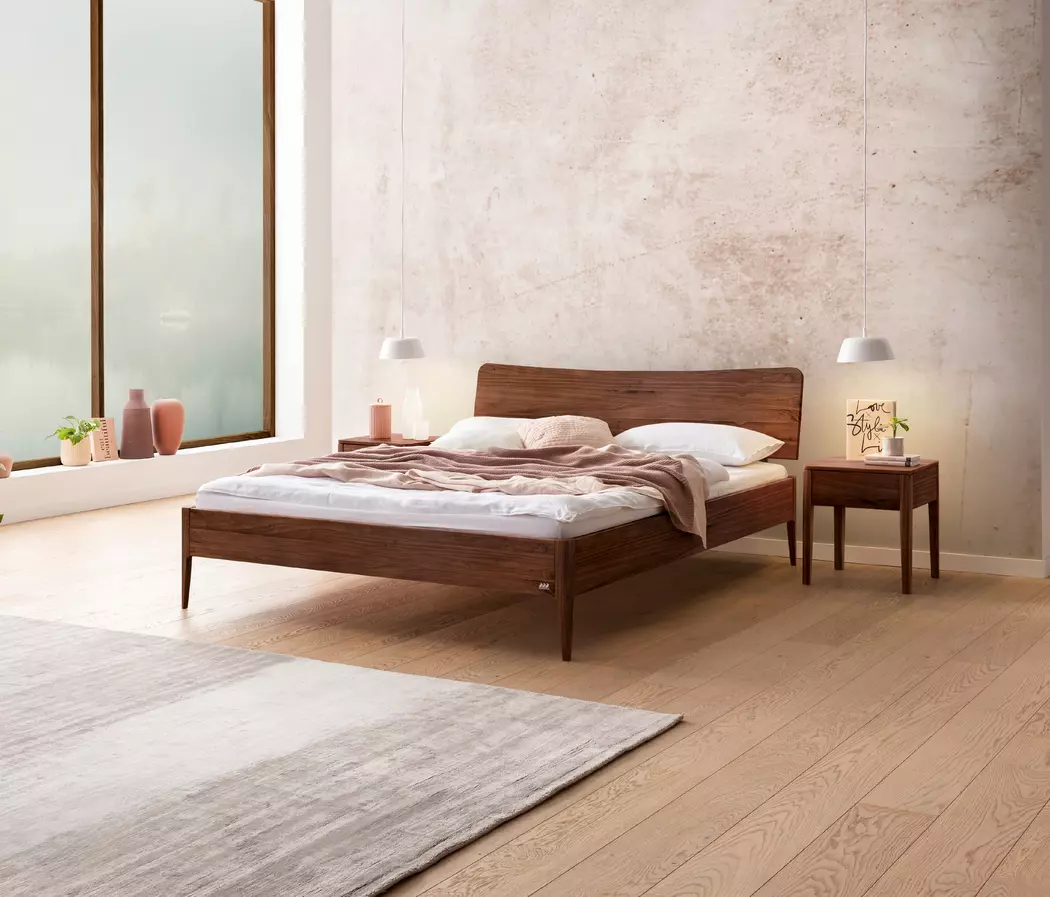 Massivholzbett Lounge 140 x 200 cm