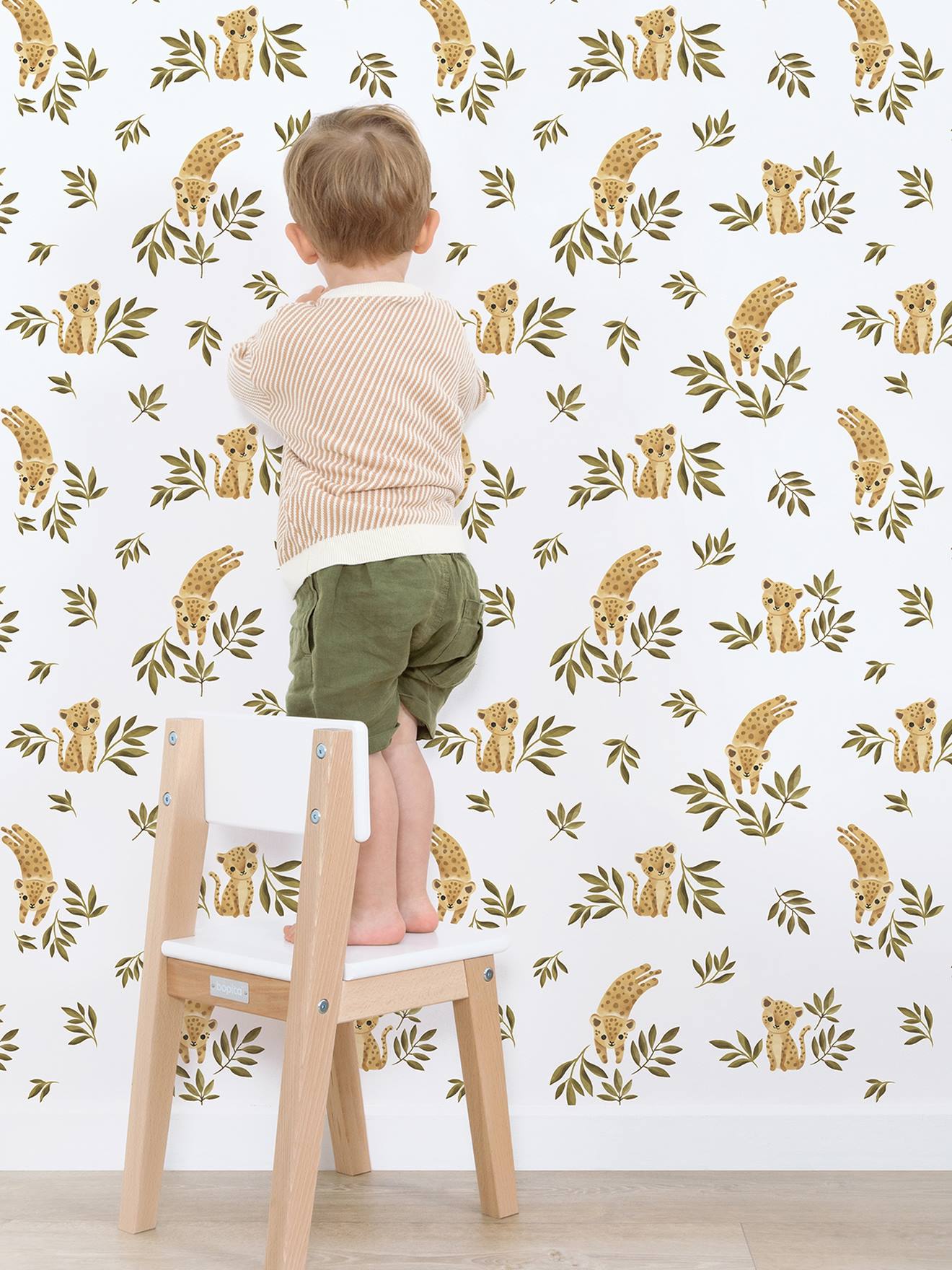 Papel de Parede Leopardo Savannah Felidae LILIPINSO Ocre