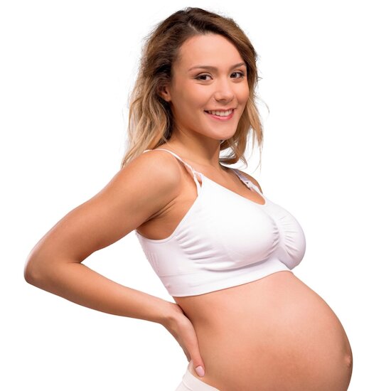 Soutien-gorge grossesse et allaitement rembourré   Blanc        XL   de               Carriwell