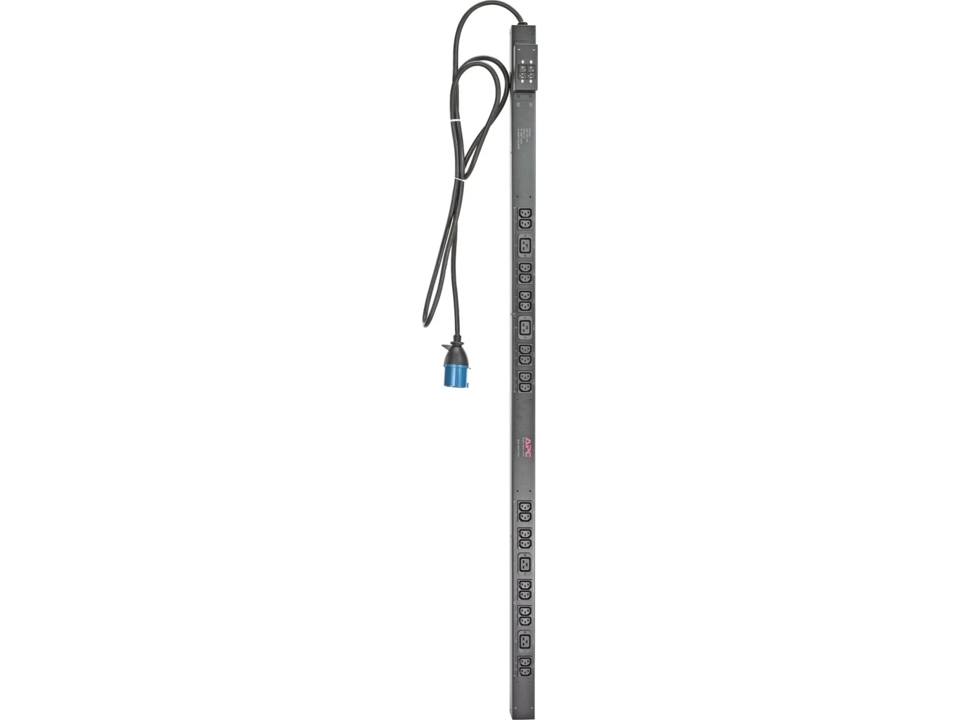 APC Basic Rack PDU Zero U - Strømfordelingsenhed (rackversion) - AC 230 V - input: IEC 60309 - output-stikforbindelser: 24 (power IEC 60320 C13, IEC 60320 C19) - 0U - 3.1 m ledning - sort - for P/N: SMX1500RMNCUS, SRT1000RMXLI, SRT1000RMXLI-NC, SRT10