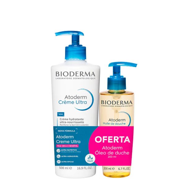 Bioderma Atoderm Creme Ultra 500ml   Óleo Banho 200ml