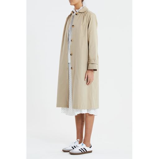 Lollys Laundry Mikala Trenchcoat, Ecru, XS