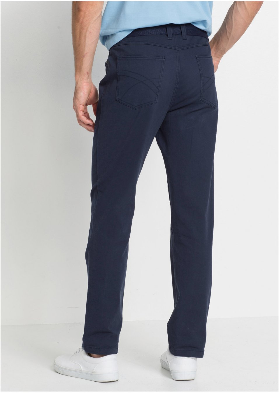 Pantalon extensible Classic Fit, Straight