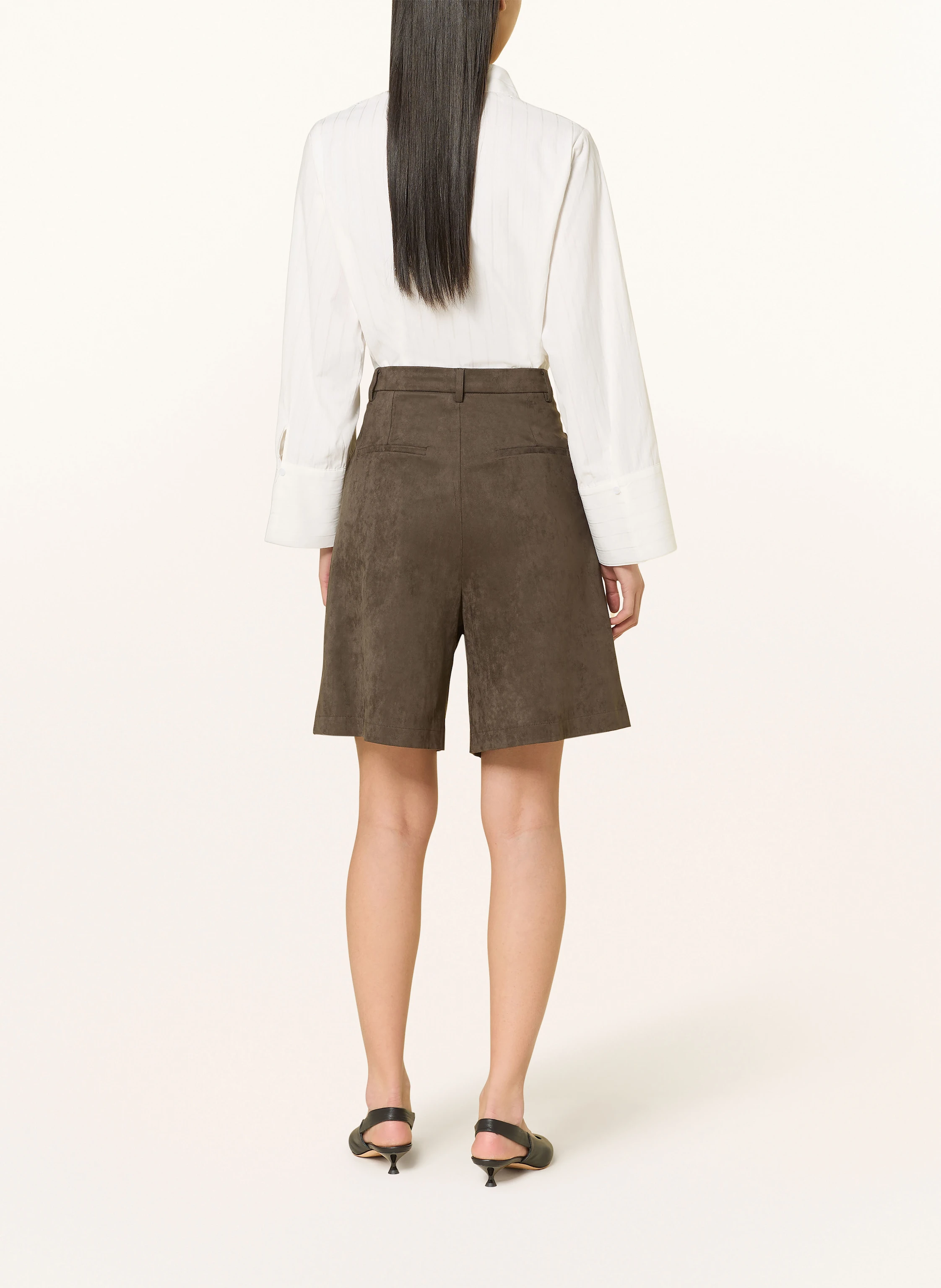 NEO NOIR Shorts NIKA in Lederoptik