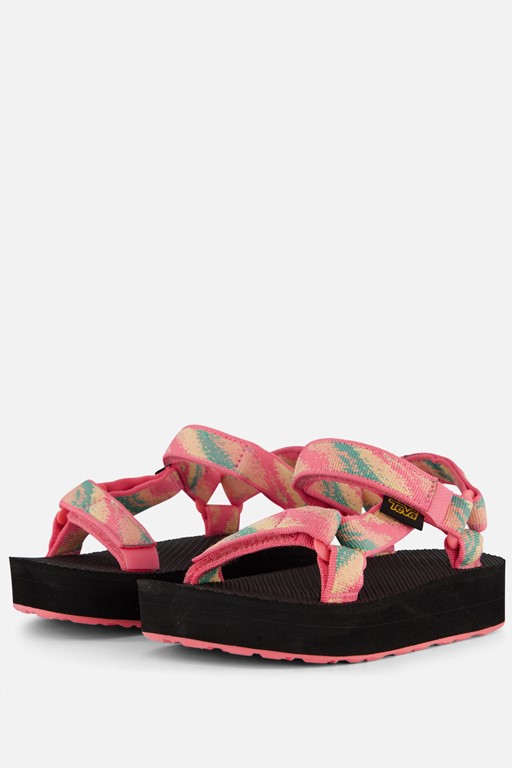 Teva Midform Universal Sandalen roze Textiel
