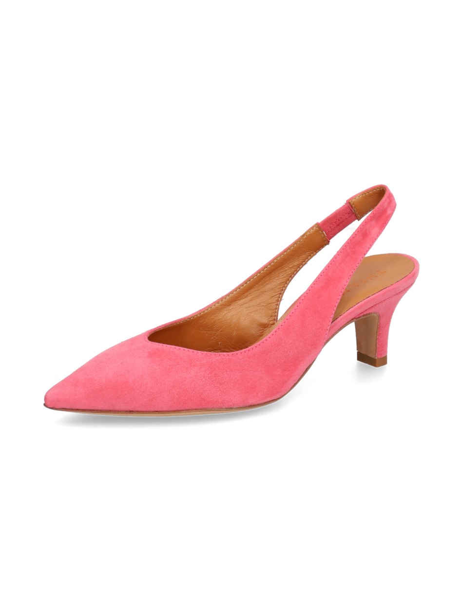 Veloursleder Slingpumps