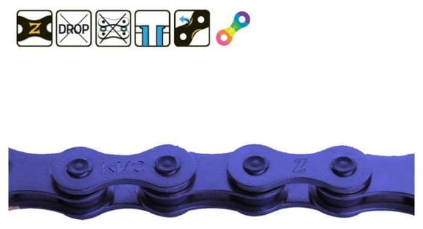 Chaîne KMC Z1 Narrow 3/32'' Bleu