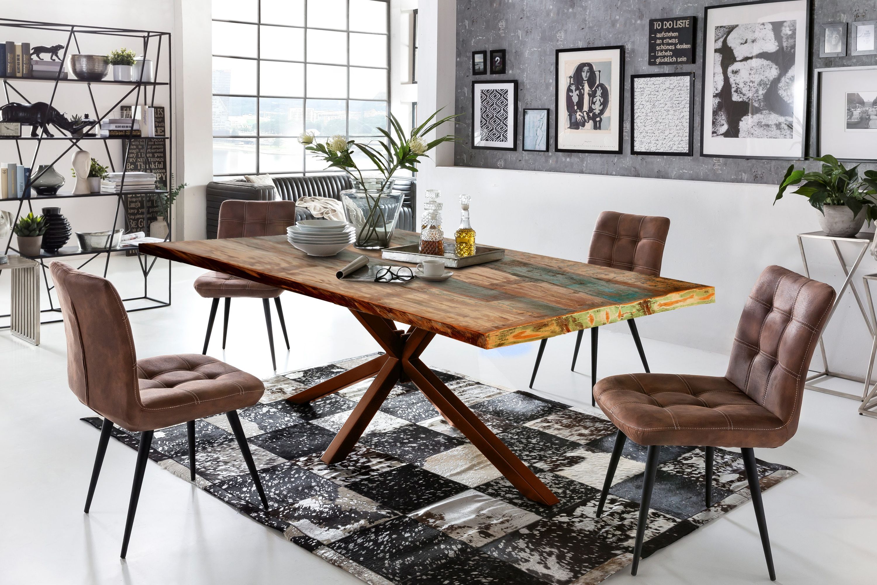 Tischplatte 200x100 Altholz Esstisch Schreibtisch DIY Tisch Zubehör Küchentisch