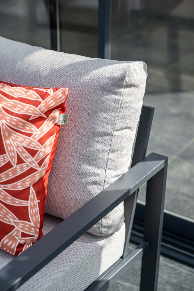 Springs aluminium loungeset - carbon black - desert sand