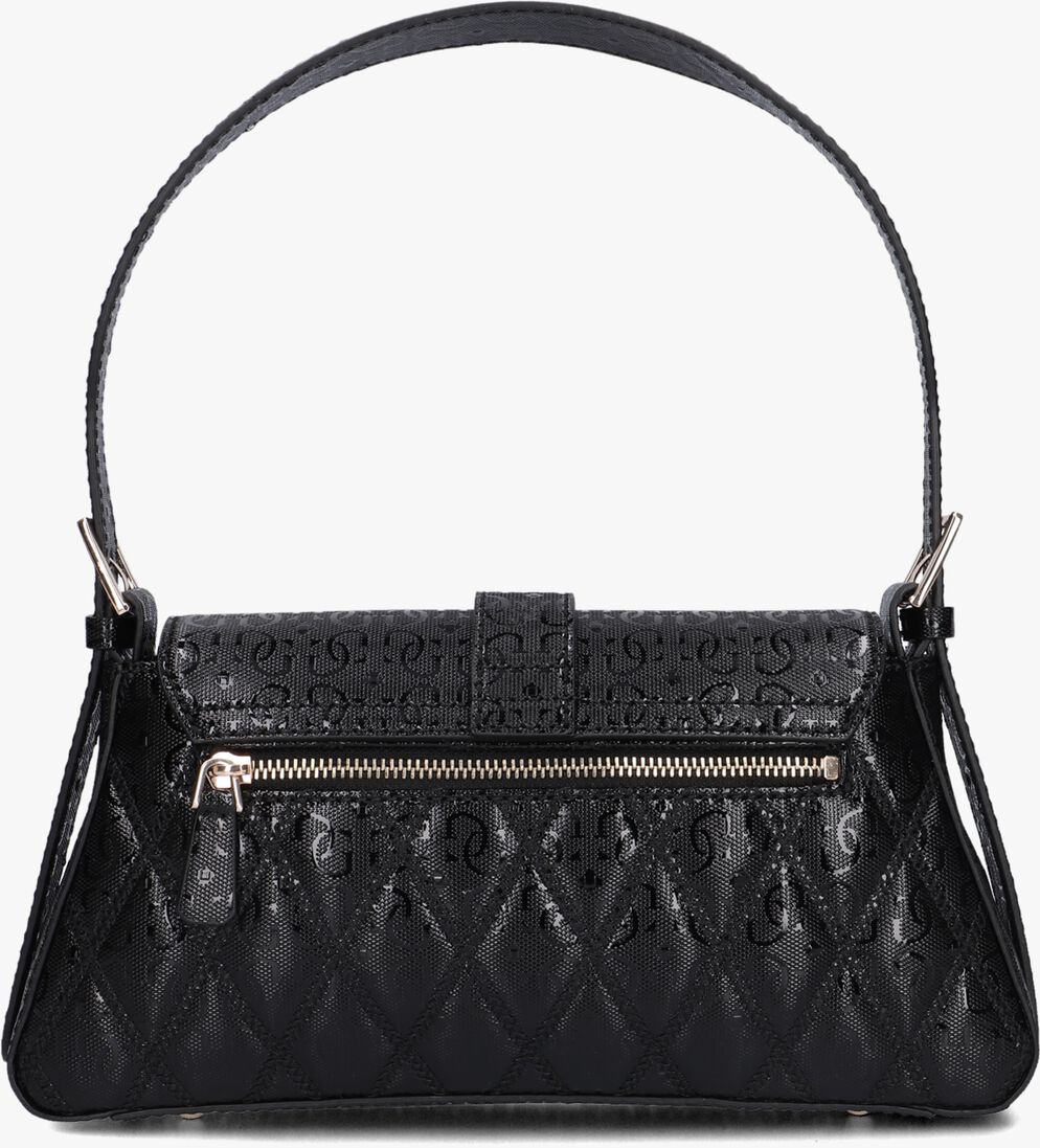 GUESS zwarte guess schoudertas adi flap shoulder