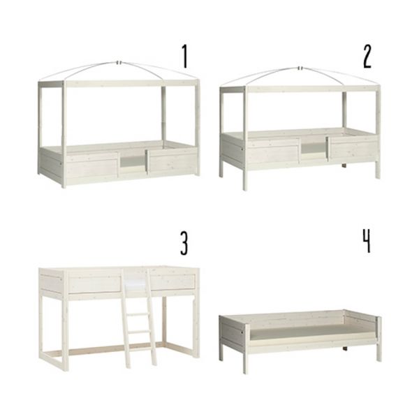 LIFETIME Kidsrooms 4 in 1 Bedcombinatie