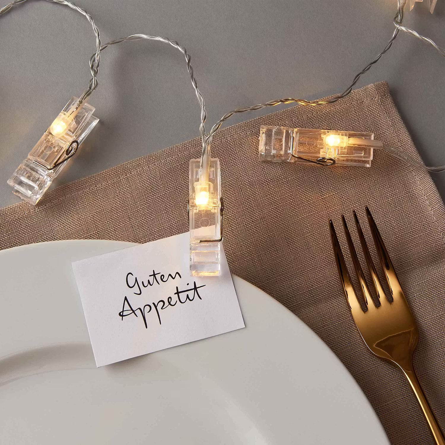 CLIP ART LED-Lichterkette Klammern