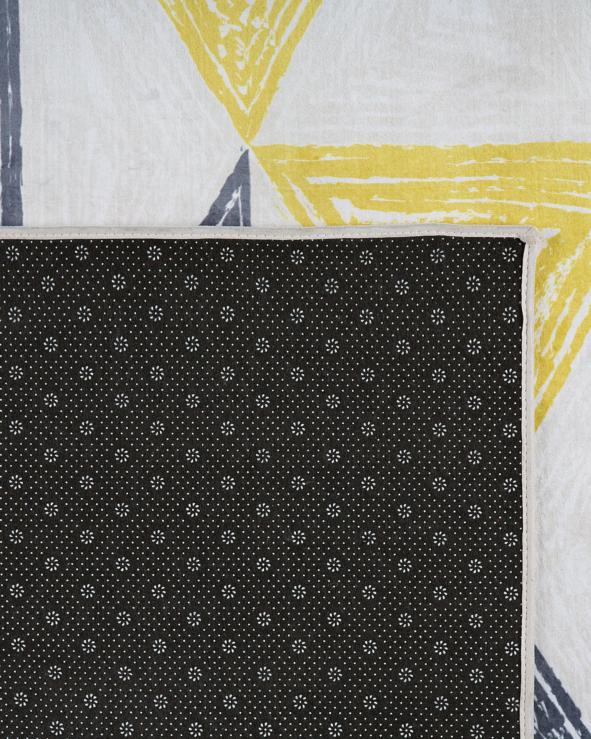 Vloerkleed KALEN Grijs 160 x 230 cm