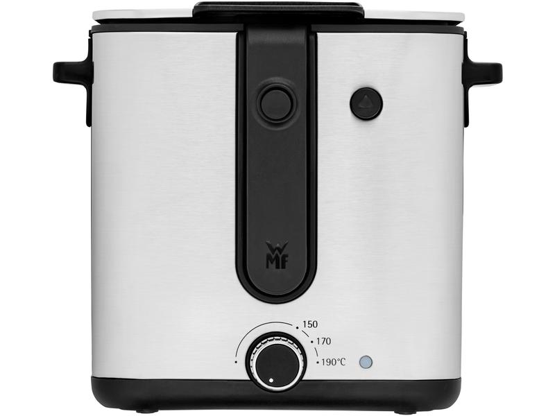 WMF Fritteuse Küchenminis Fryer & Dicer Schwarz/Silber Fritteuse mit Kartoffel Schneider