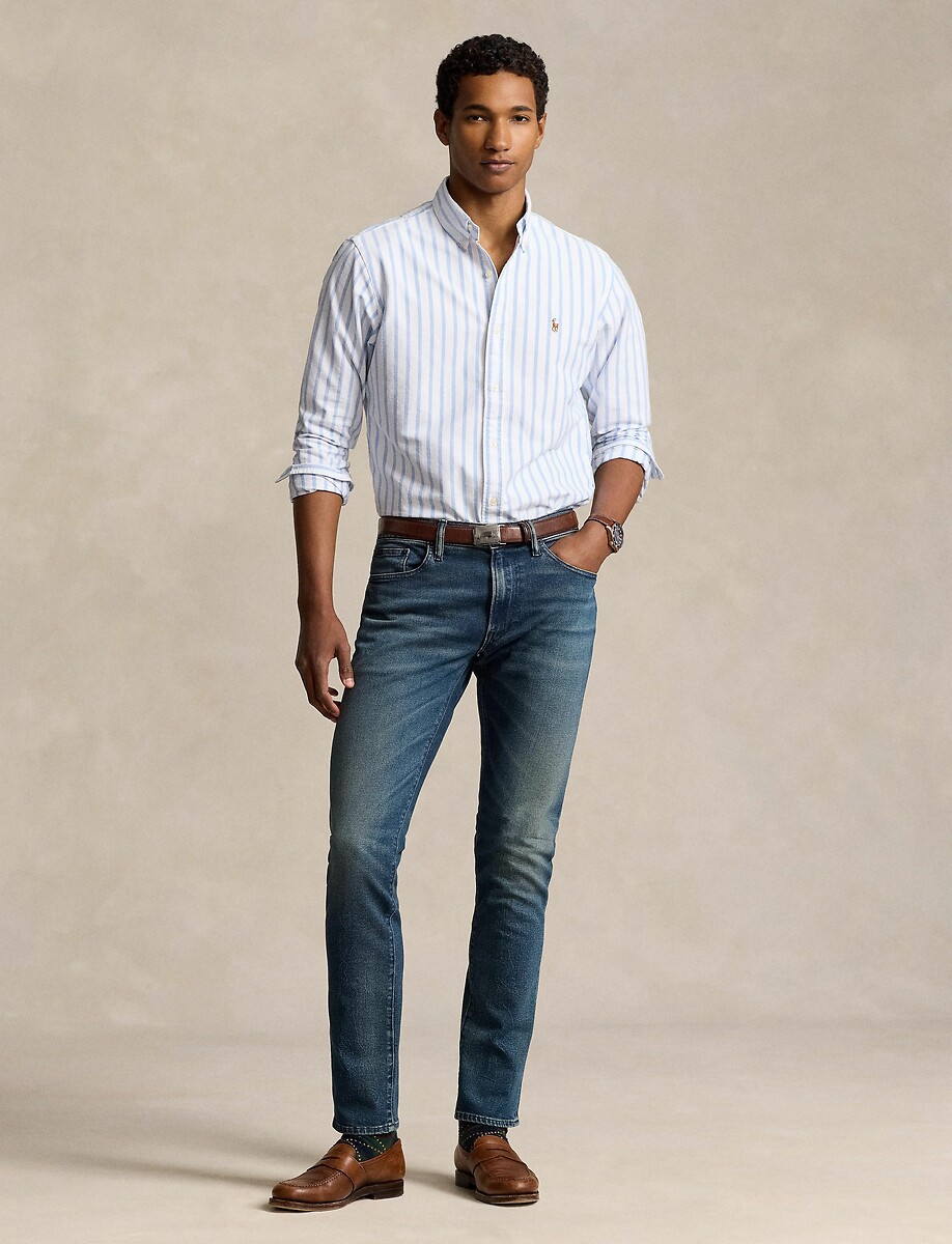 Camisa Oxford Slim da POLO RALPH LAUREN com logotipo bordado
