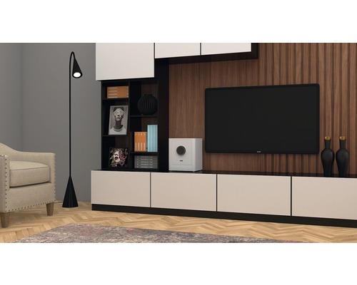 Basi mySafe Premium 350 witte meubelkluis met elektronisch slot en vingerafdrukscanner