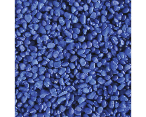 Aquariumgrind, gekleurd grind 3-5 mm 5 kg blauw