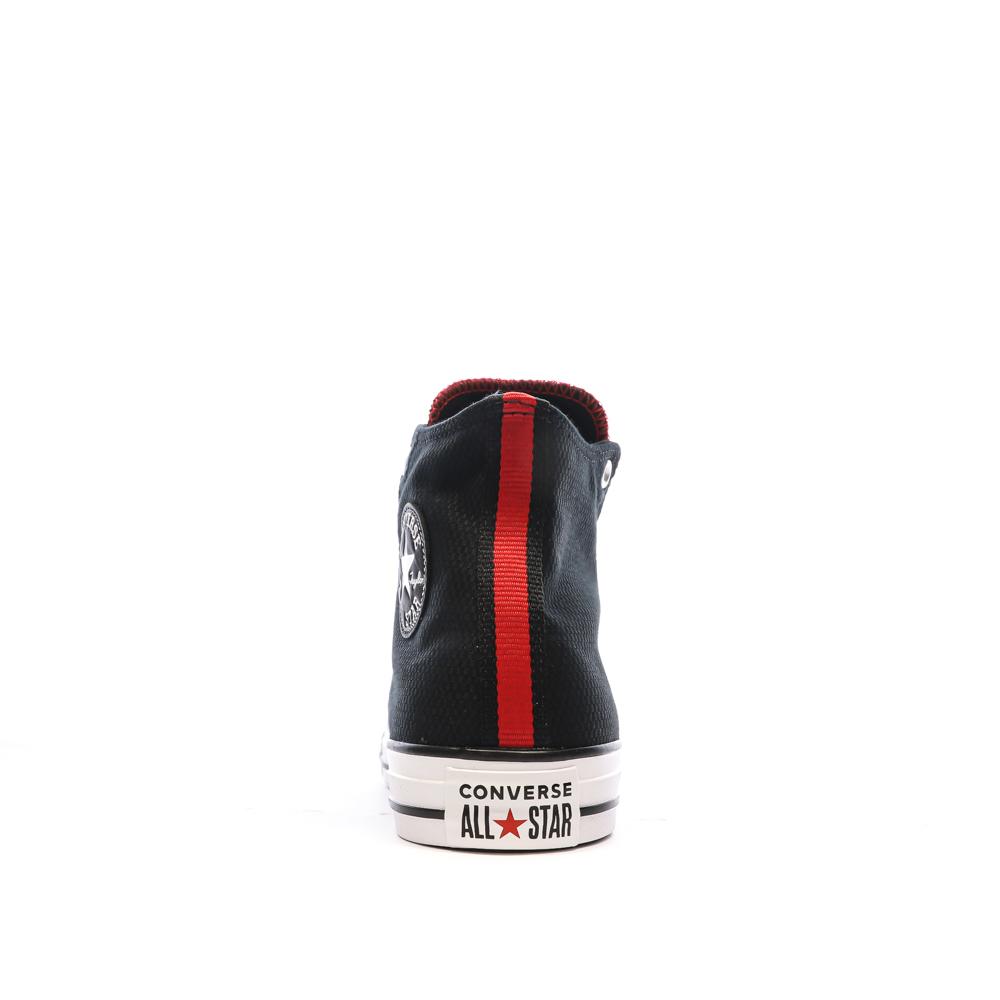 Converse Baskets Noires/Rouge/Blanches Converses Chuck Taylor All Star