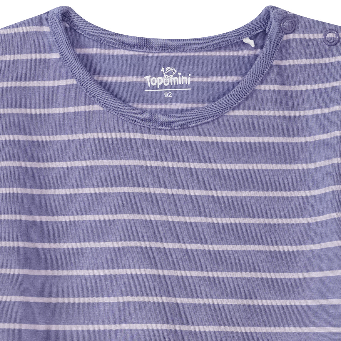 Topomini Baby T-Shirt mit Dino-Motiven lila